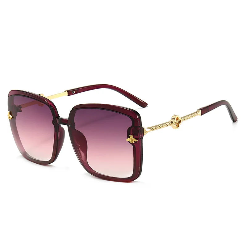 Sunglasses Woman 2024 Luxury Brand Designer Fashion Unisex High Quality Sun Glasses Eyewear Ladies Female Square Glasses UV400