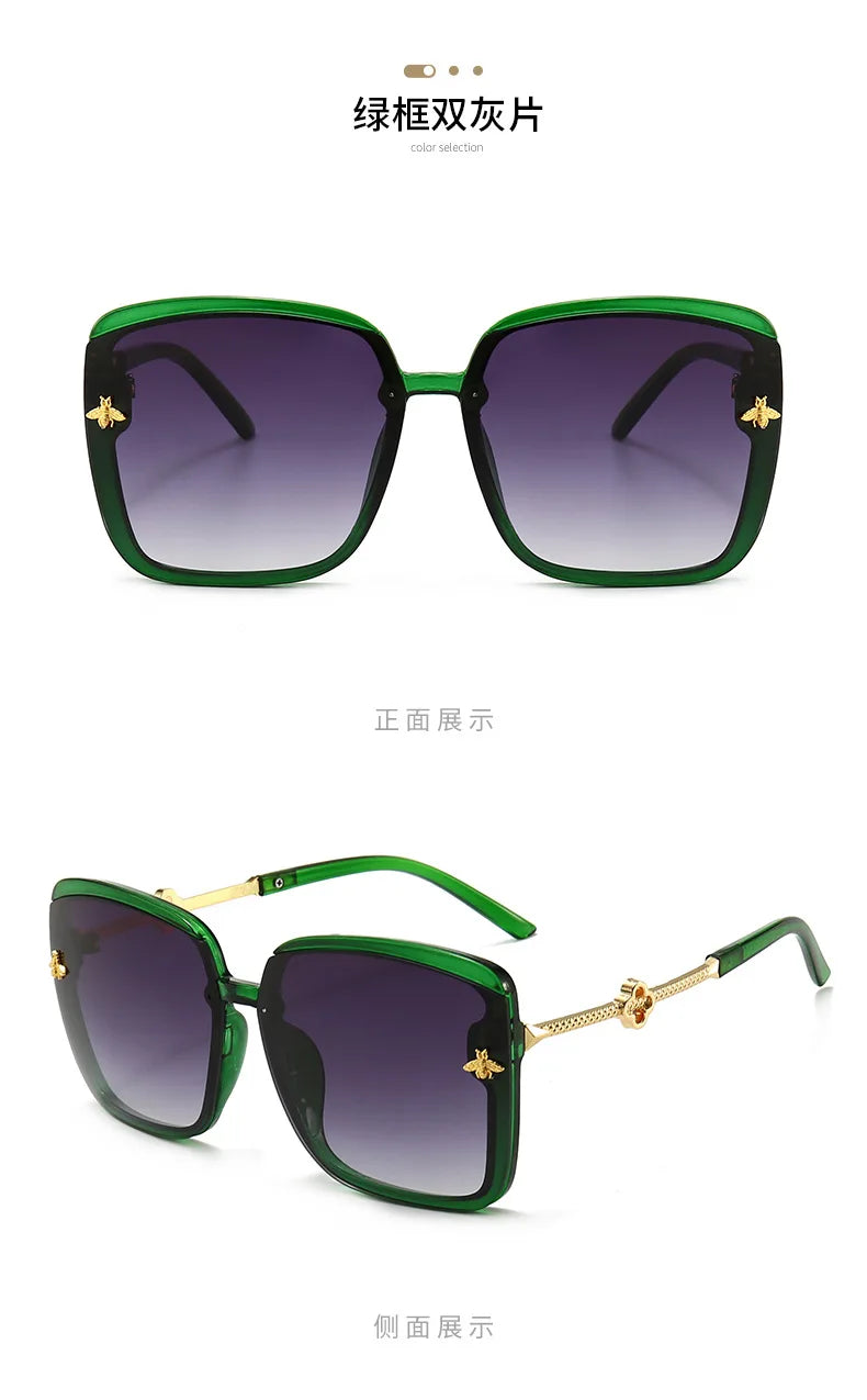 Sunglasses Woman 2024 Luxury Brand Designer Fashion Unisex High Quality Sun Glasses Eyewear Ladies Female Square Glasses UV400
