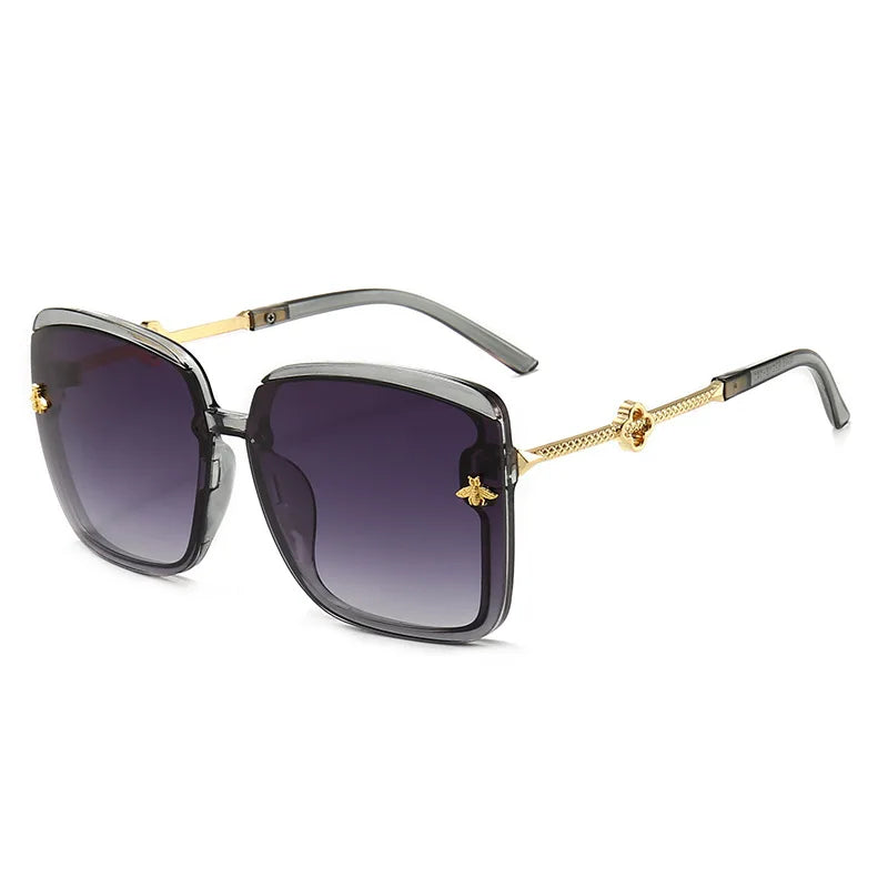 Sunglasses Woman 2024 Luxury Brand Designer Fashion Unisex High Quality Sun Glasses Eyewear Ladies Female Square Glasses UV400